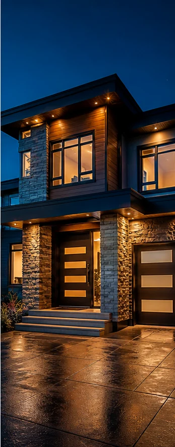 Completed ELECTRICAL service example