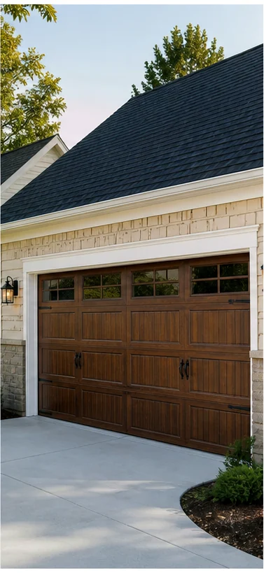 Completed GARAGE DOORS service example