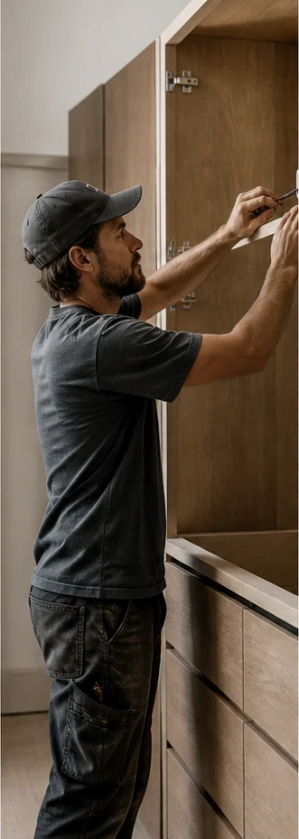 Kitchen and bathroom landing pages example