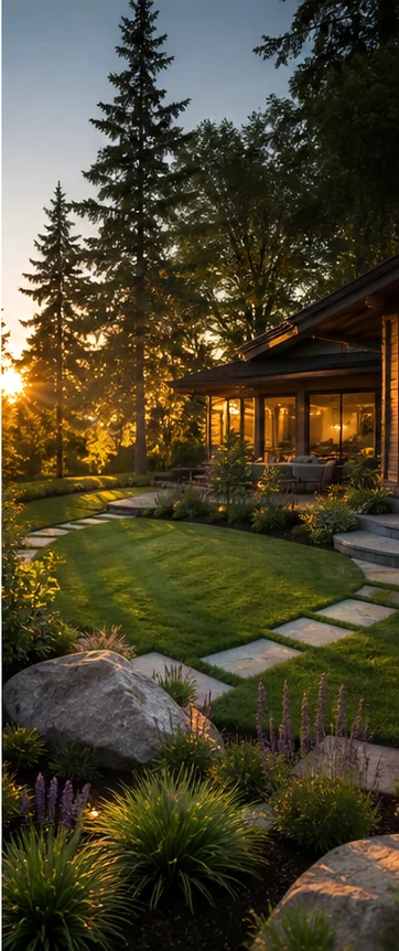 Completed LANDSCAPING service example