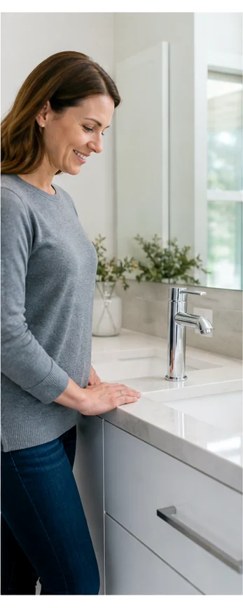 Completed PLUMBING service example