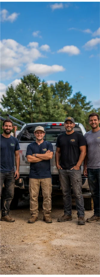 Fictional Ironclad Roofing Works team
