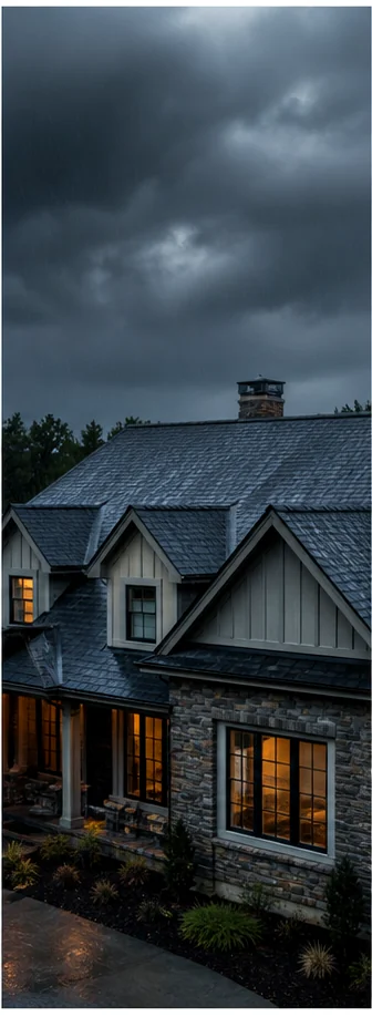 Completed ROOFING service example